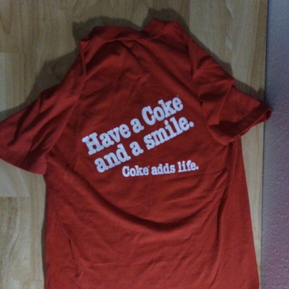 Vintage 80s Coca Cola Coke Adds Life T-Shirt - Picture 5 of 8